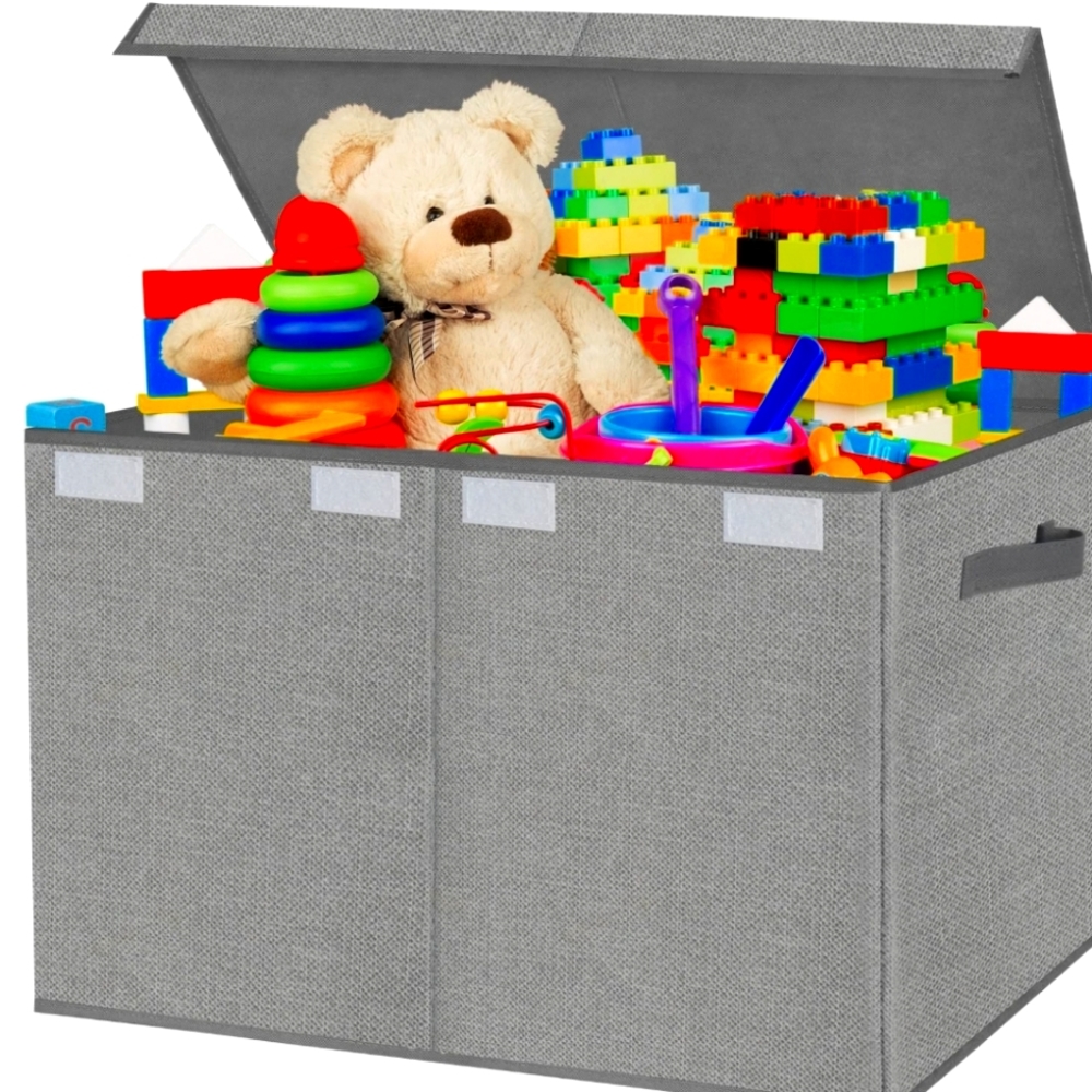 Toy , laundry  organizer  flip top lid
